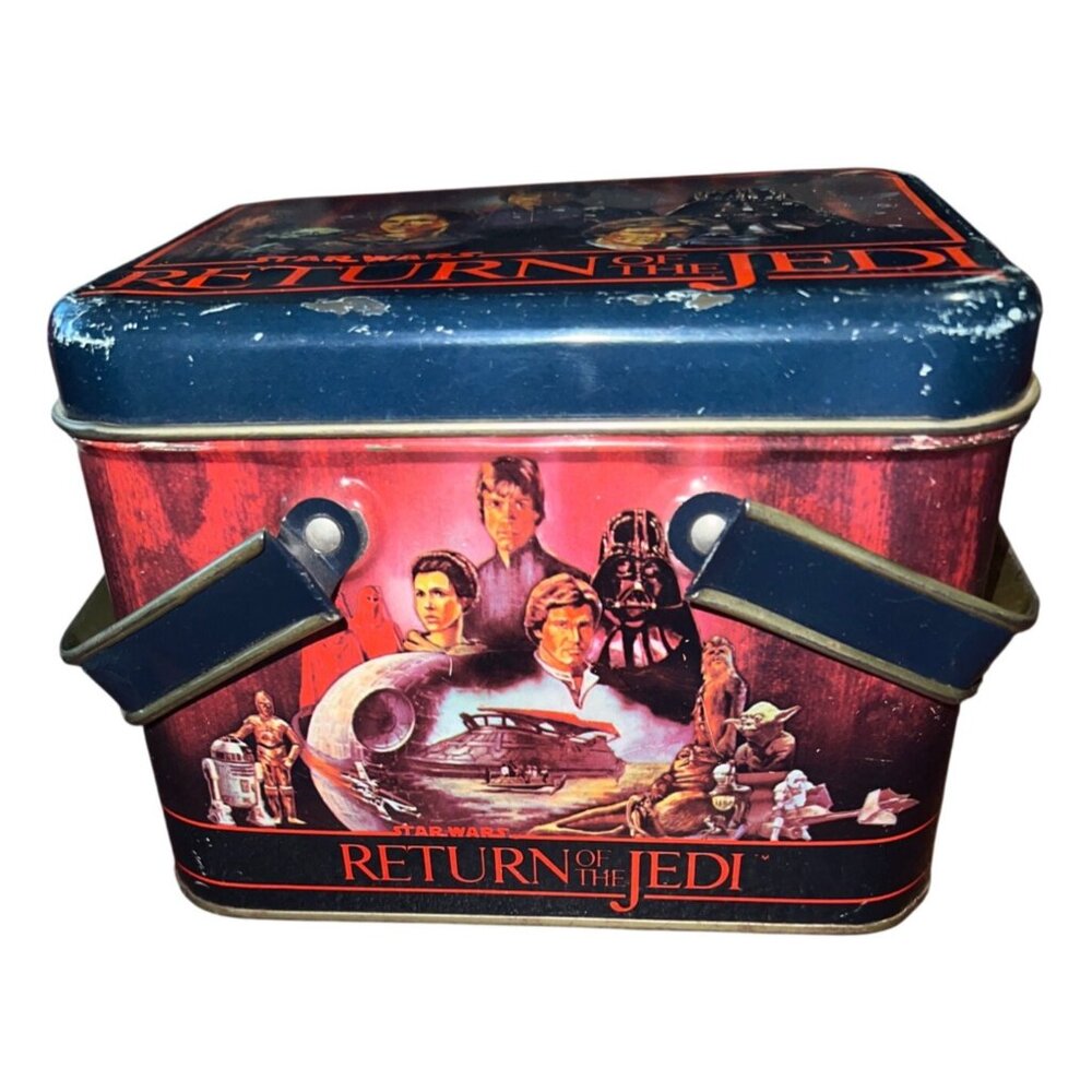 Vintage Star Wars Return Of The Jedi Chein Industries‎ 1983 Collectible Tin